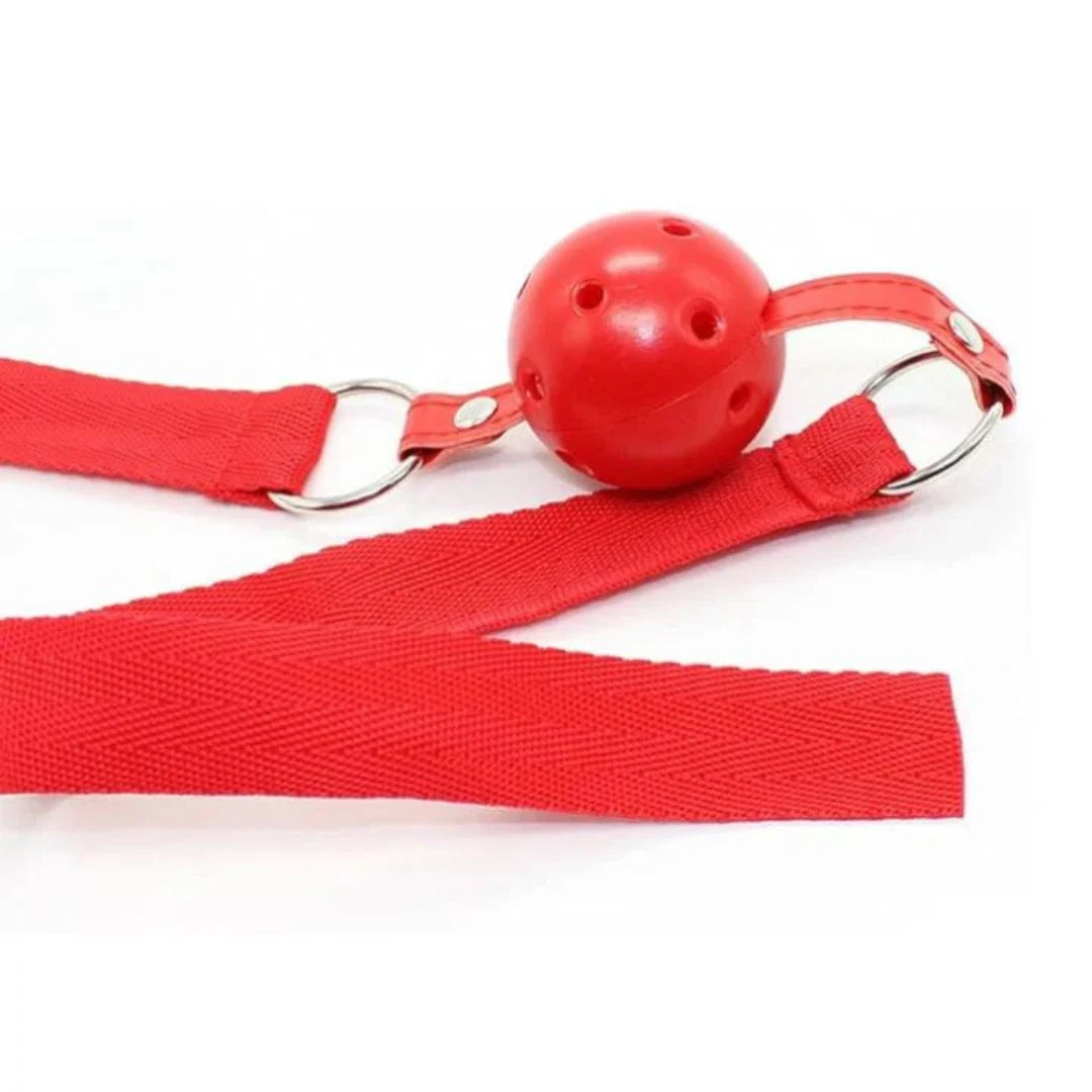 Breathable Red Mouth Gag