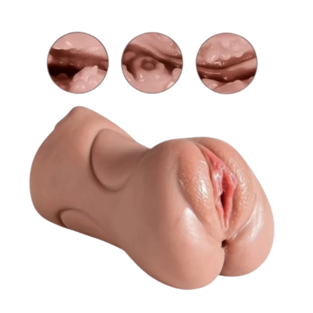 Realistic silicone men mastubator 