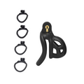 Mini black penis cage