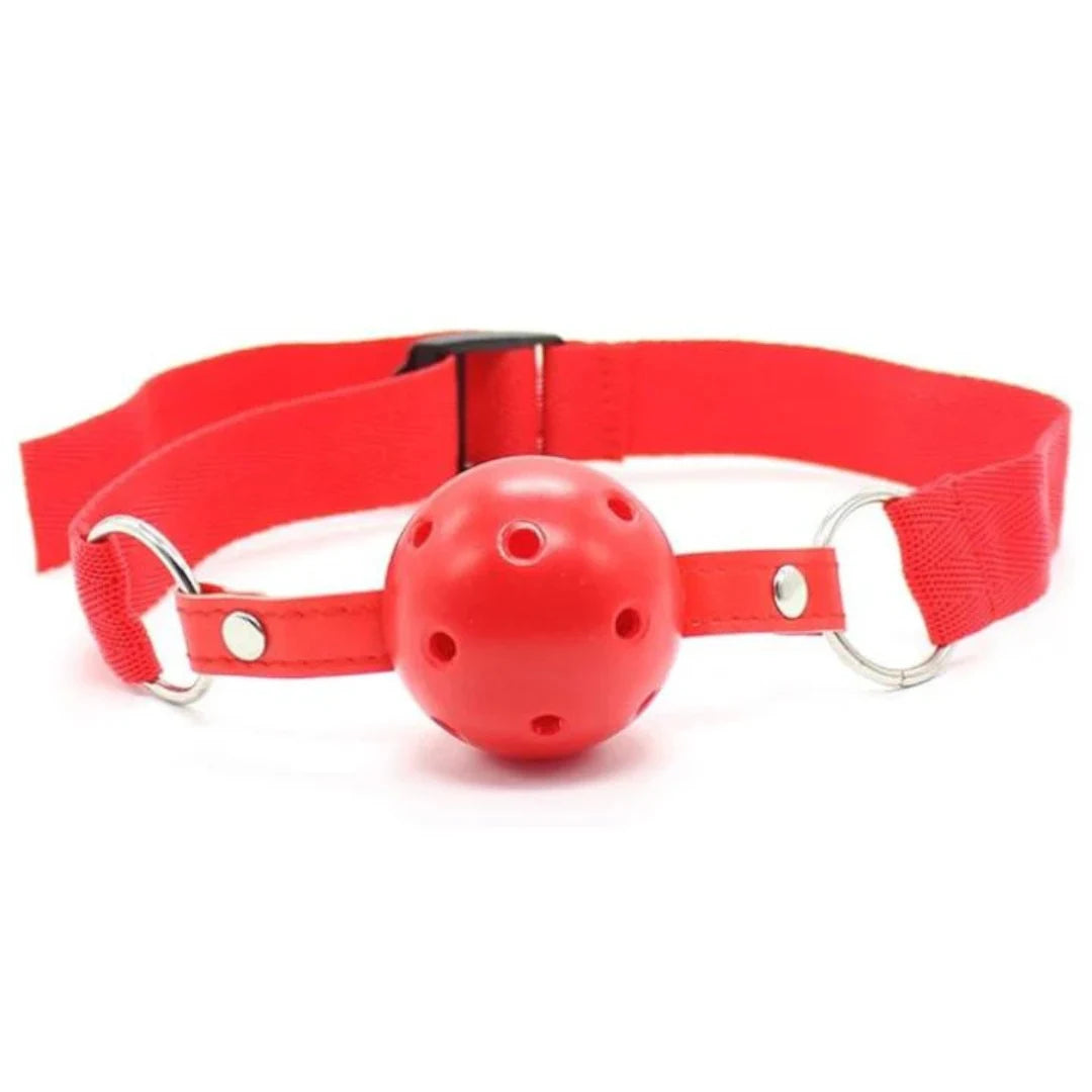 Breathable Red Mouth Gag