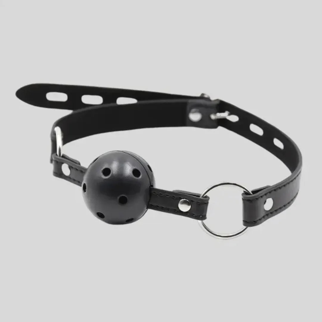 Black Breathable Mouth Gag