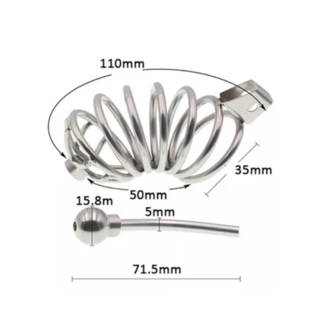 Urethral Chastity Cage for Men