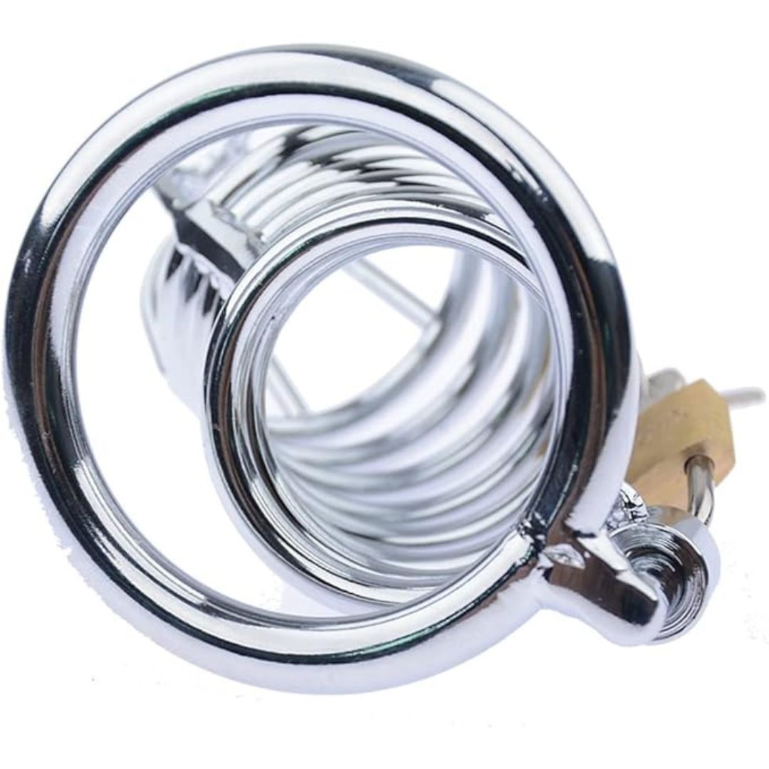 Medium Size Stainless Steel Chastity Cage