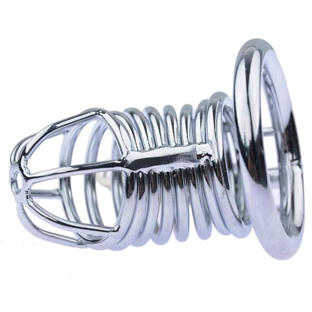 Medium Size Stainless Steel Chastity Cage