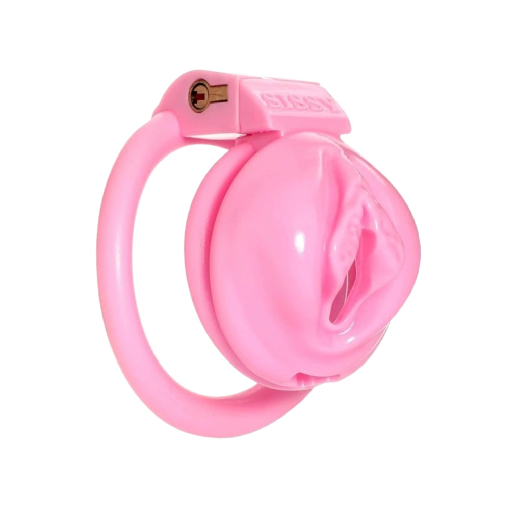 Pink Sissy Penis Cage