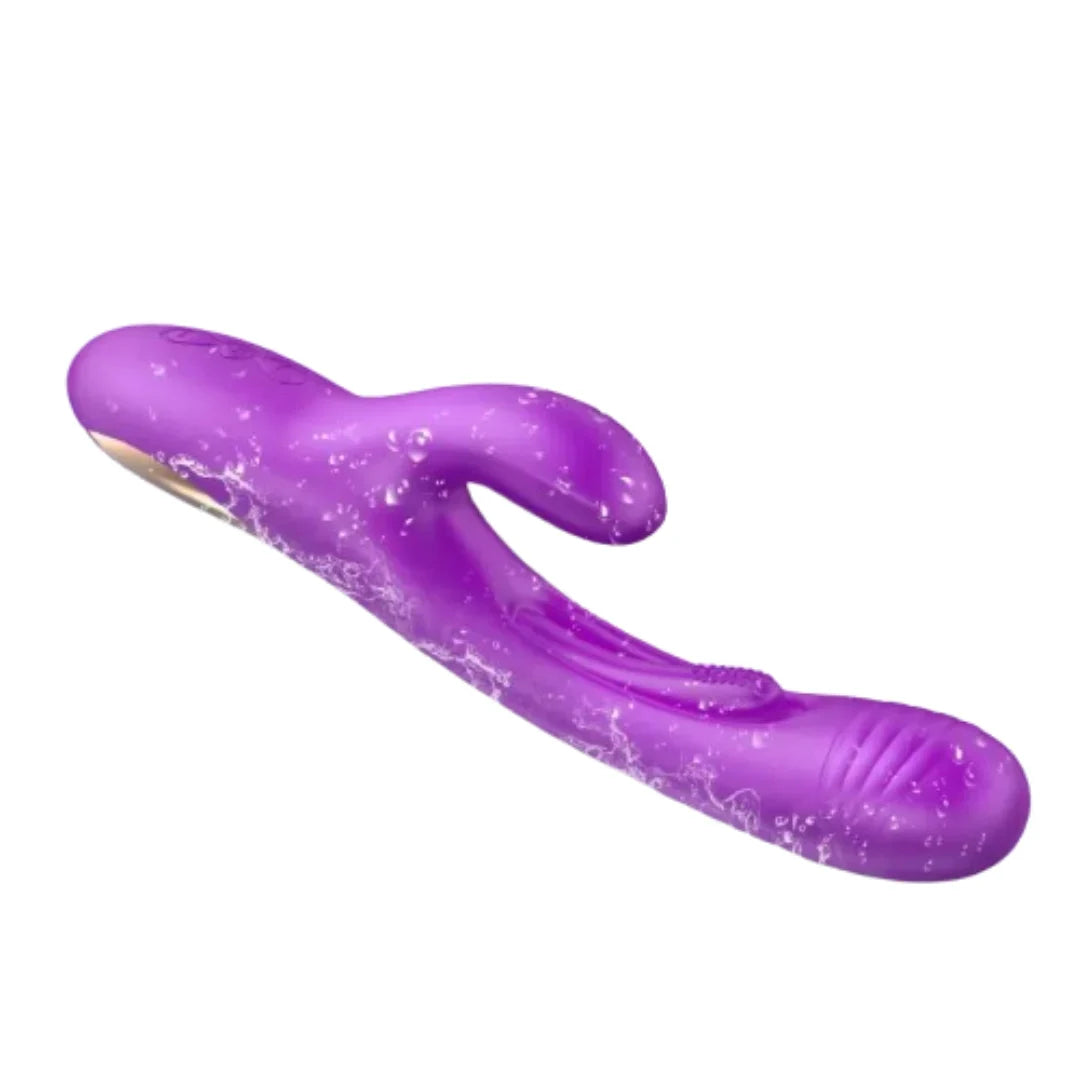 Purple Vibrator with a white background
