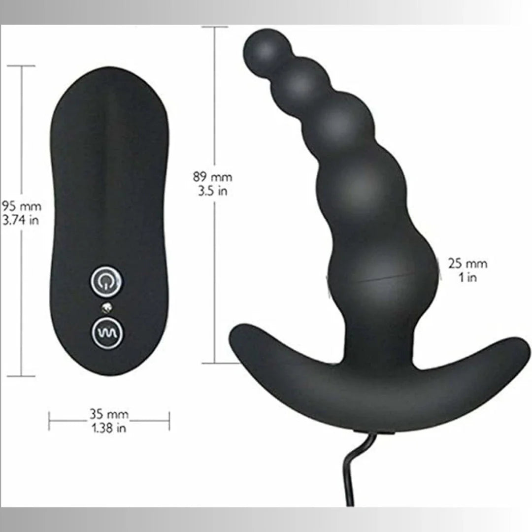 Remote control Anal Bead Vibrator