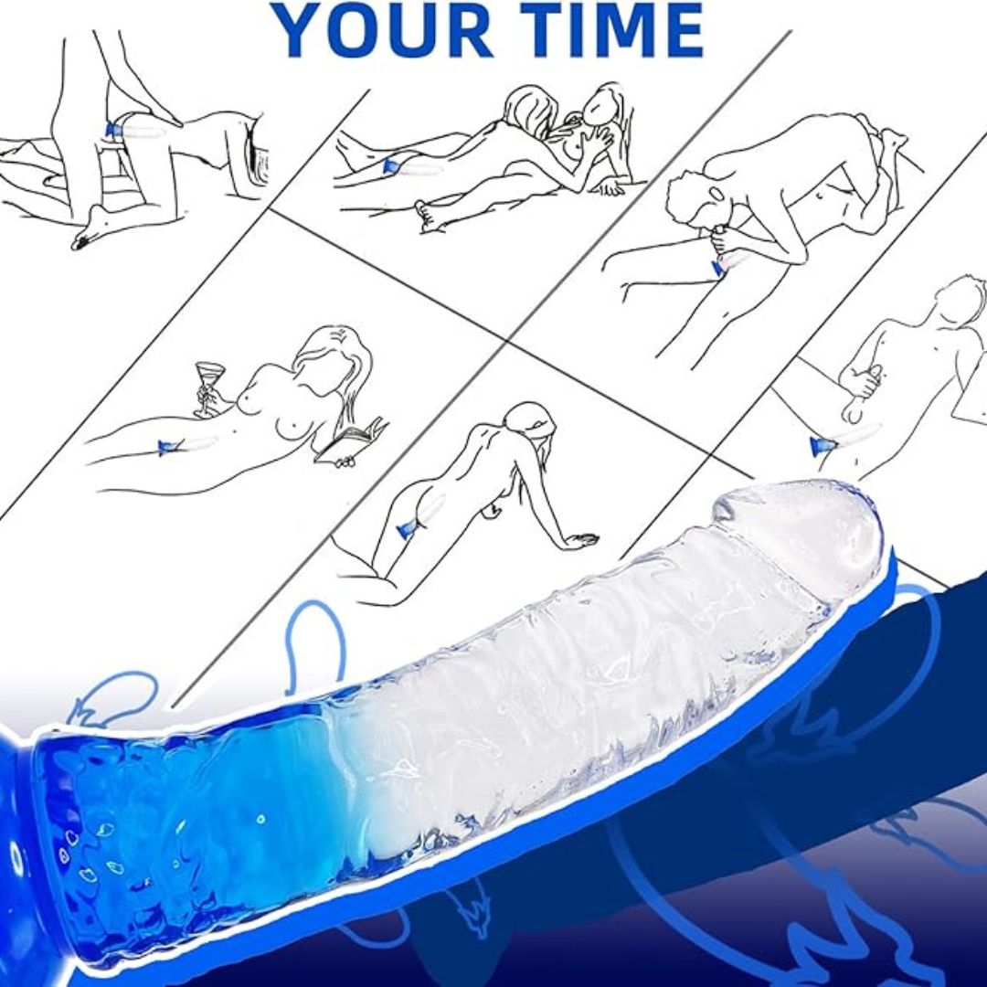 Silicon Dildo With Strong Suction Cup