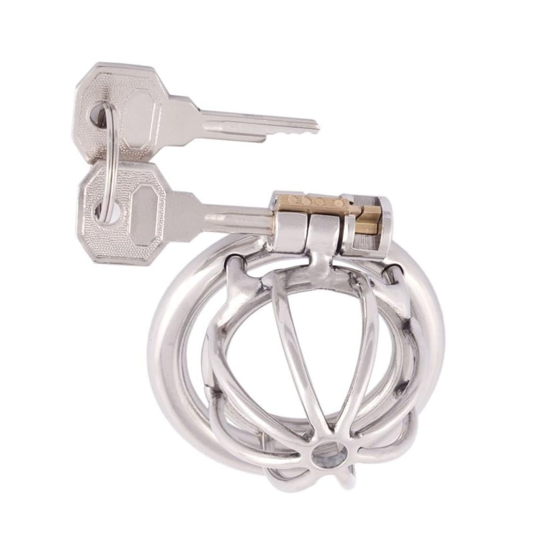 Small Stainless Steel Metal Chastity Cage