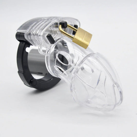 Plastic Transparent Chastity cage