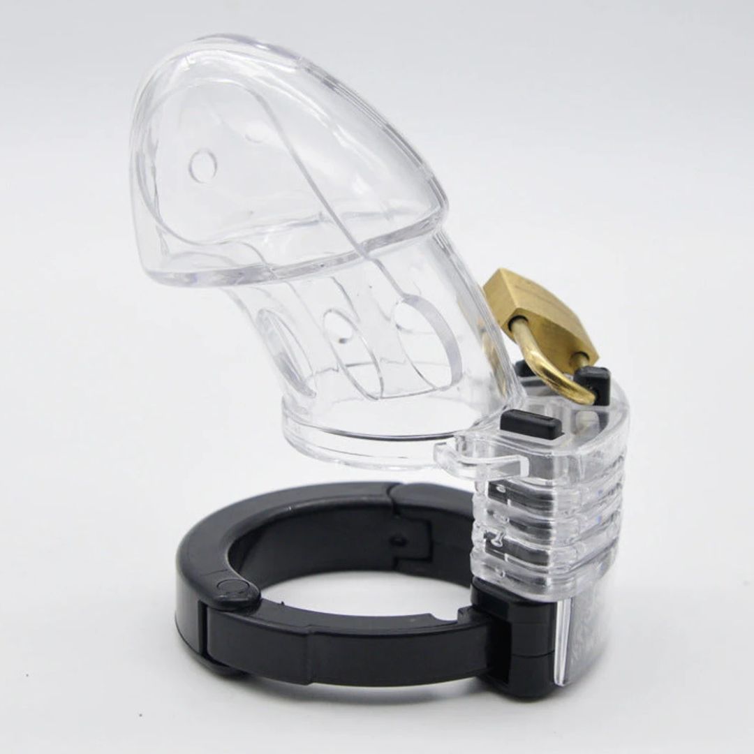 Plastic Transparent Chastity cage