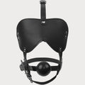 Blindfold Harness & Ball Gag Leather Restraints