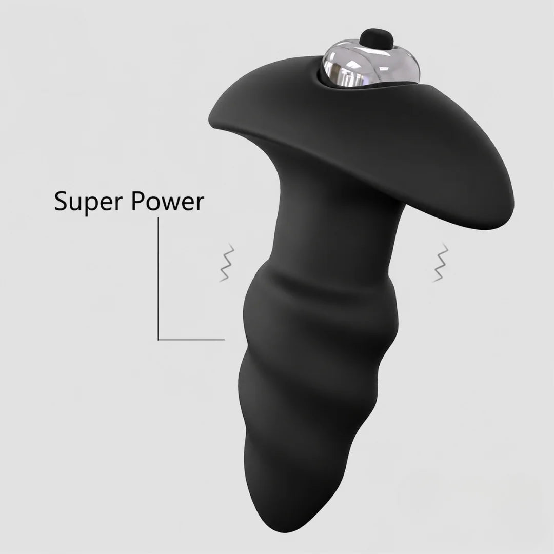 Vibrating Silicone Anal Massager for Men